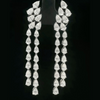 The Lunar Chandelier | white-gold earrings with EF color and VVS-VS clarity diamonds