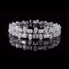 The Royal Elegance Cuff | white-gold bracelet with EF color and VVS-VS clarity diamonds