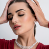 The Flawless Crystal Heirloom | white-gold earring with EF color and VVS-VS clarity diamonds
