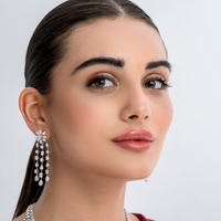 The Imperial Jewel Parure | white-gold earrings with FG color and VVS-VS clarity diamonds