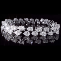 The Celestial Rain | white-gold bracelet with EF color and VVS-VS clarity diamonds