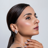 The Crystal Royale | white-gold earrings with EF color and VVS-VS clarity diamonds