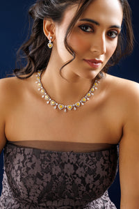 Celestine Heartweave Necklace