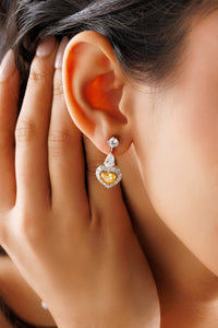 Celestine Heartweave Earrings