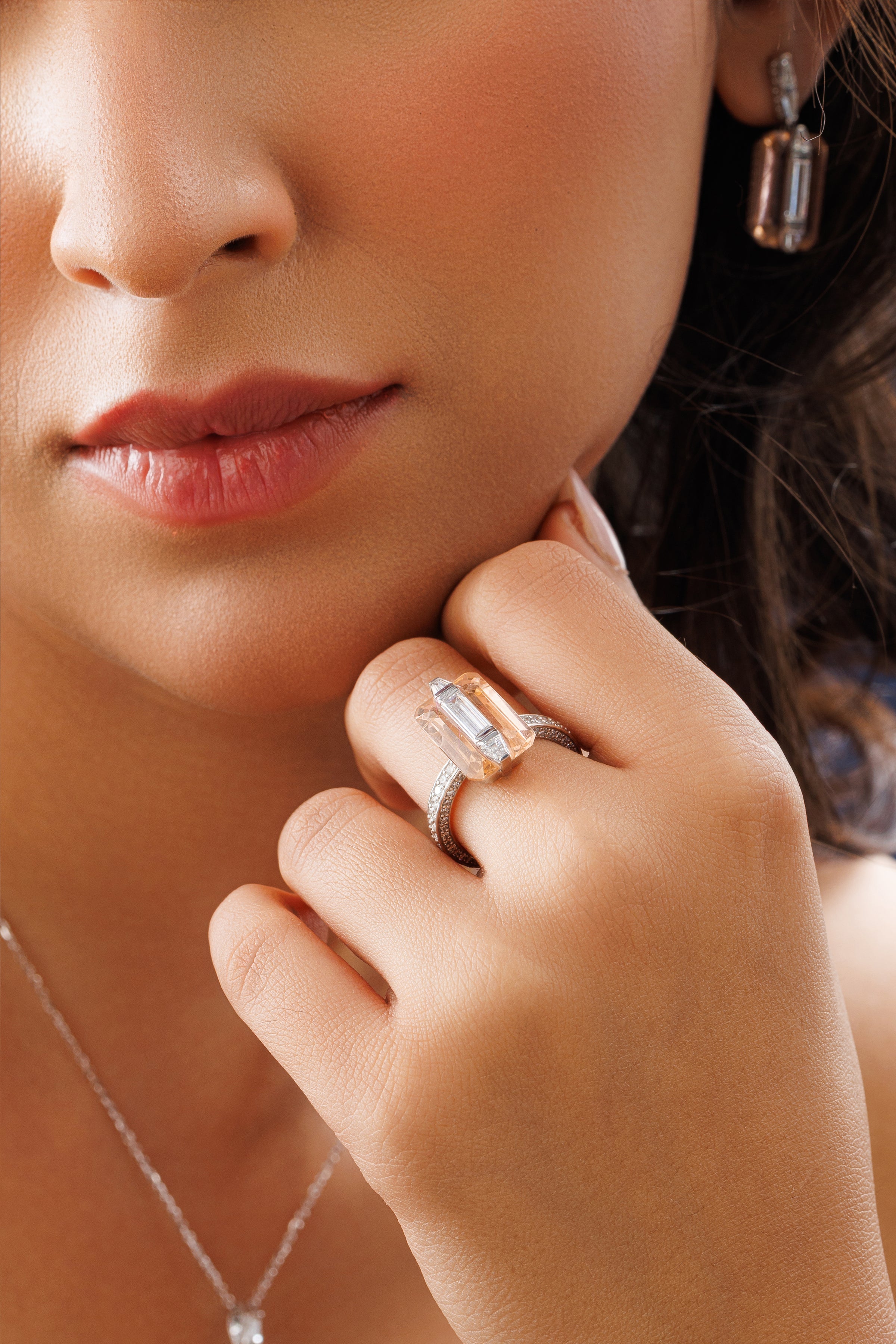 Aurelian Émeraude Apex Ring