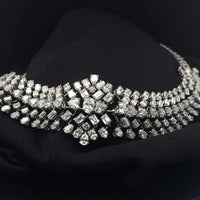 The Celestial Star | white-gold necklace with EF color and VVS-VS clarity diamonds