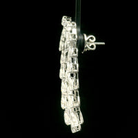 The Moonlight Royale | white-gold earrings with EF color and VVS-VS clarity diamonds