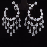 The Stellar Constellation | white-gold earrings with EF color and VVS-VS clarity diamonds