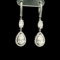 The Pure Elegance | white-gold earrings with EF color and VVS-VS clarity diamonds
