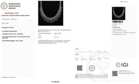 The Diamond Monsoon Gem Strand | white-gold necklace with EF color and VVS-VS clarity diamonds