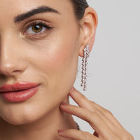 The Moonlight Royale | white-gold earrings with EF color and VVS-VS clarity diamonds