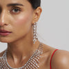 The Diamond Rain Couture | white-gold earrings with EF color and VVS-VS clarity diamonds