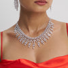 The Dusk Coronet | white-gold necklace with EF color and VVS-VS clarity diamonds