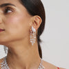 The Twilight Royale | white-gold earrings with EF color and VVS-VS clarity diamonds
