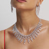 The Dusk Coronet | white-gold necklace with EF color and VVS-VS clarity diamonds