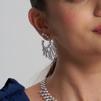 The Stellar Constellation | white-gold earrings with EF color and VVS-VS clarity diamonds