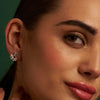 The Blossoming Crown | white-gold earrings with EF color and VVS-VS clarity diamonds