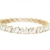The Eternal Bond | gold bracelet with EF color and VVS-VS clarity diamonds