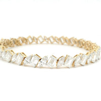 The Eternal Bond | gold bracelet with EF color and VVS-VS clarity diamonds