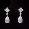 The Royal Morning Dew | white-gold earrings with EF color and VVS-VS clarity diamonds