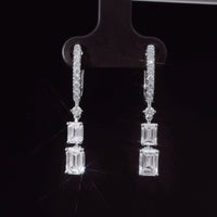 The Pure Majesty | white-gold earrings with EF color and VVS-VS clarity diamonds