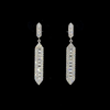 The Queen's Aura Heirlooms | white-gold earrings with EF color and VVS-VS clarity diamonds