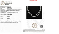 The Regal Solitaire Sceptre | white-gold necklace with EFG color and VVS-VS clarity diamonds