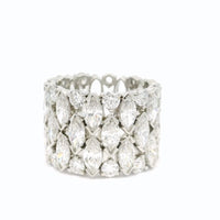 The Paradise Solitaire | white-gold ring with EF color and VVS-VS clarity diamonds