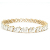 The Eternal Bond | gold bracelet with EF color and VVS-VS clarity diamonds