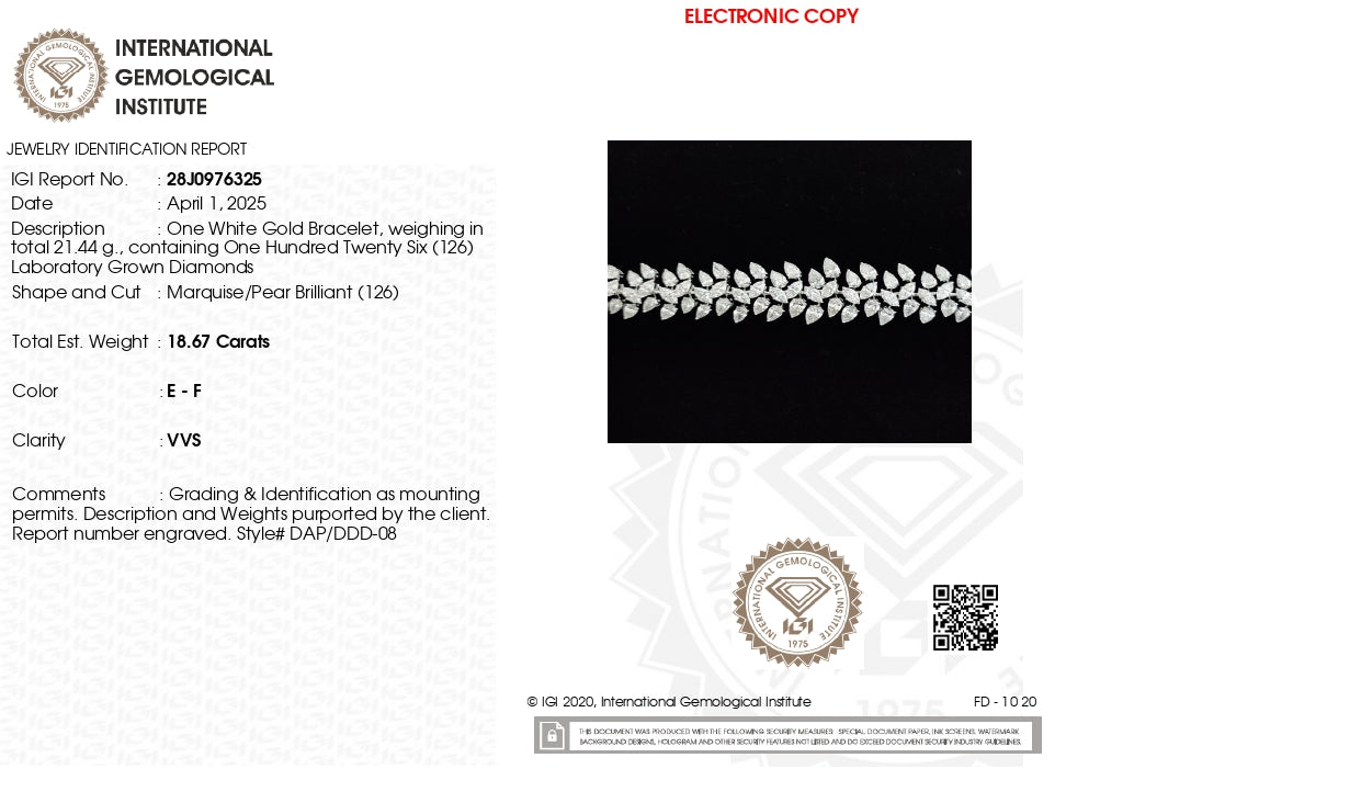 The Infinite Lumière Cuff | white-gold bracelet with EF color and VVS-VS clarity diamonds