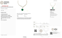 The Eternal Sovereign Collar | white-gold necklace with EF color and VVS-VS clarity diamonds