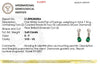 The Empress' Emerald Teardrop | white-gold earrings with EF color and VVS-VS clarity diamonds