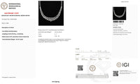 The Royal Sweetness | white-gold necklace with EF color and VVS-VS clarity diamonds