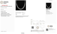 The Stellar Radiance | white-gold necklace with EFG color and VVS-VS clarity diamonds