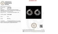The Whispering Lumière | white-gold earrings with EF color and VVS-VS clarity diamonds
